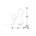 CAT - WHITE FLOOR LAMP