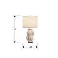 KAOS - TABLE LAMP 1L CERAMIC-WHITE