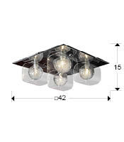 SCHULLER - Lighting Flush Ceiling Lamps Eclipse 506736