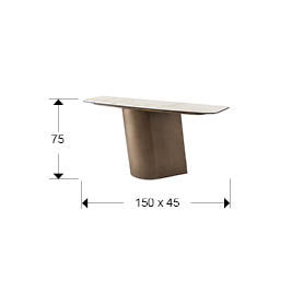 NUMA - CONSOLE TABLE 150 - BRASS