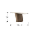 NUMA - CONSOLE TABLE 150 - BRASS