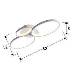 Schuller Sios LED Ceiling Lamp 518394