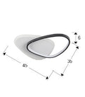 ROMO - CEILING LAMP WHITE-BLACK