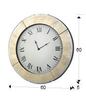 ·AURORA· GOLD CLOCK, Ø60