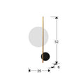 Duo 602610 DUO - BLACK/WHITE WALL LAMP 2L