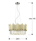 SCHULLER - Lighting Pendants Tiara 605137