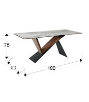 ·NOA· DINING TABLE, 180x90