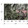 Triptico Flamencos 829900 ·FLAMENCOS TRIPTYCH· PHOTO, 180x120