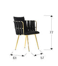 Ventura 835633 Armchair Gold-Black