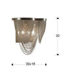 Minerva 872712 Wall Lamp 2L.