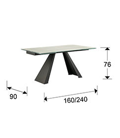 SCHULLER - Furniture Dining tables Alai 160-240 983174