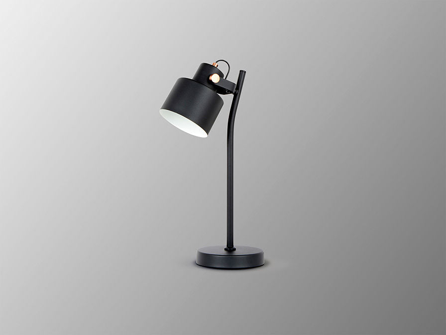 I3 - ERIKA - TABLE LAMP 1L. BLACK-COPPE