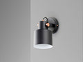 I3 - ERIKA - WALL LAMP 1L BLACK-COPPER