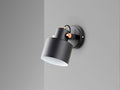 I3 - ERIKA - WALL LAMP 1L BLACK-COPPER