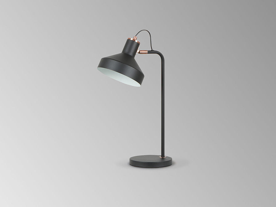 I3 - IRIAS - TABLE LAMP 1L. BLACK-COPPE