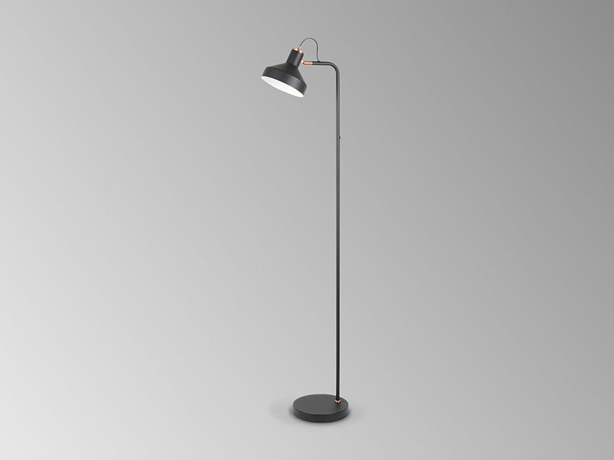 I3 - IRIAS - FLOOR LAMP 1L BLACK-COPPER