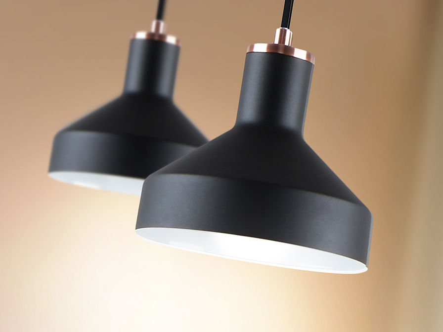 I3 - IRIAS - LAMP 1L BLACK-COPPER