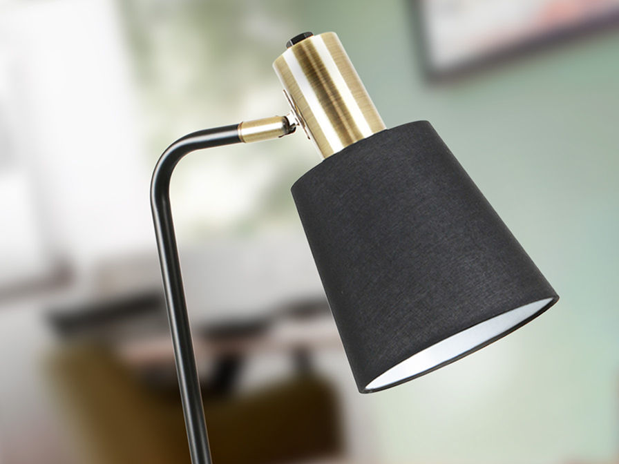 I3 - Gisela - Table Lamp 1L, Black-Brass