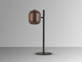 Nimes Table Lamp 1L Black-Brown