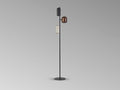 I3 - NIMES - FLOOR LAMP 3L. BLACK-COLOUR