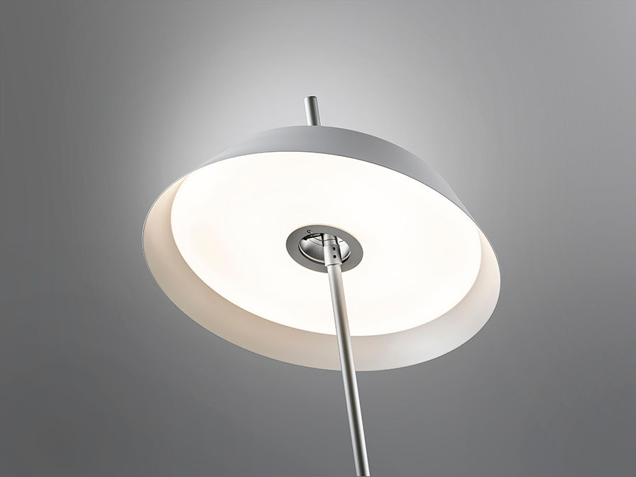 ·VERTIGO· Table Lamp, White-Silver