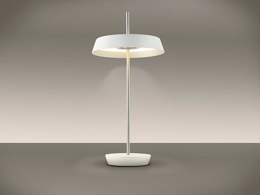 ·VERTIGO· Table Lamp, White-Silver