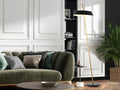 ·VERTIGO· FLOOR LAMP, BLACK-GOLD