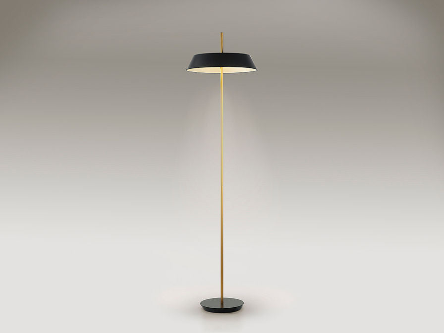 ·VERTIGO· FLOOR LAMP, BLACK-GOLD