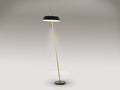 ·VERTIGO· FLOOR LAMP, BLACK-GOLD