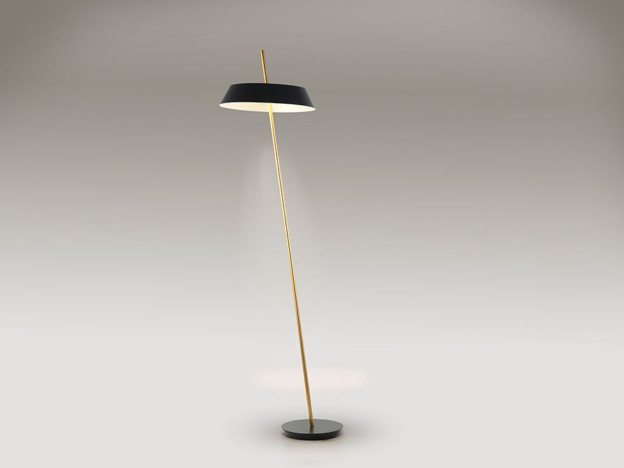 ·VERTIGO· FLOOR LAMP, BLACK-GOLD