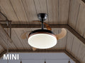 VENTO MINI - BLACK FAN Ø40 DIMMABLE