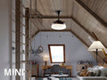 VENTO MINI - BLACK FAN Ø40 DIMMABLE
