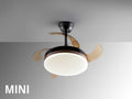 VENTO MINI - BLACK FAN Ø40 DIMMABLE
