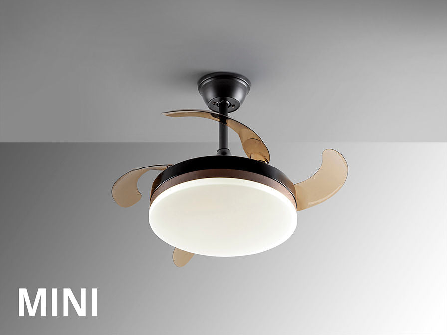 VENTO MINI - BLACK FAN Ø40 DIMMABLE