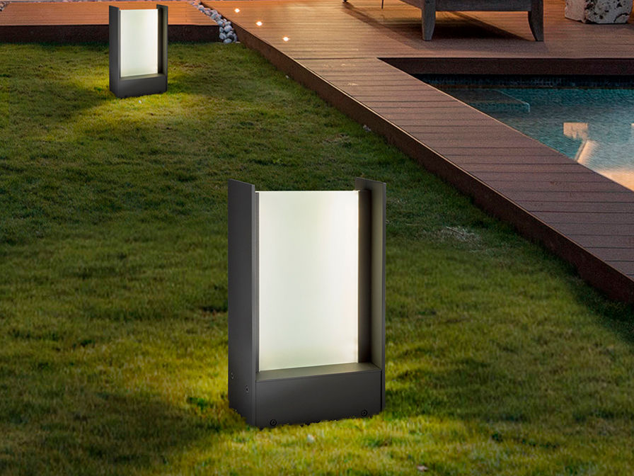 MATIA - GREY OUTDOOR BEACON H30 IP65
