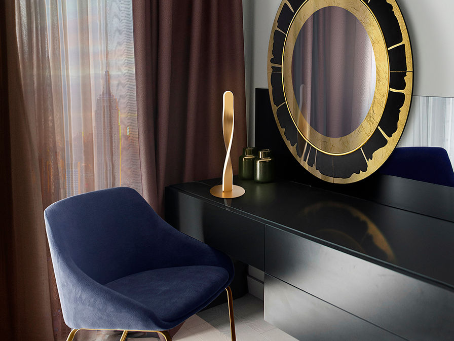 TWIST - TABLE LAMP GOLDEN