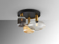 ·NORMA· CEILING LAMP 3L BLACK/BRASS