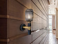 NORMA - WALL LAMP 1L BLACK-BRASS
