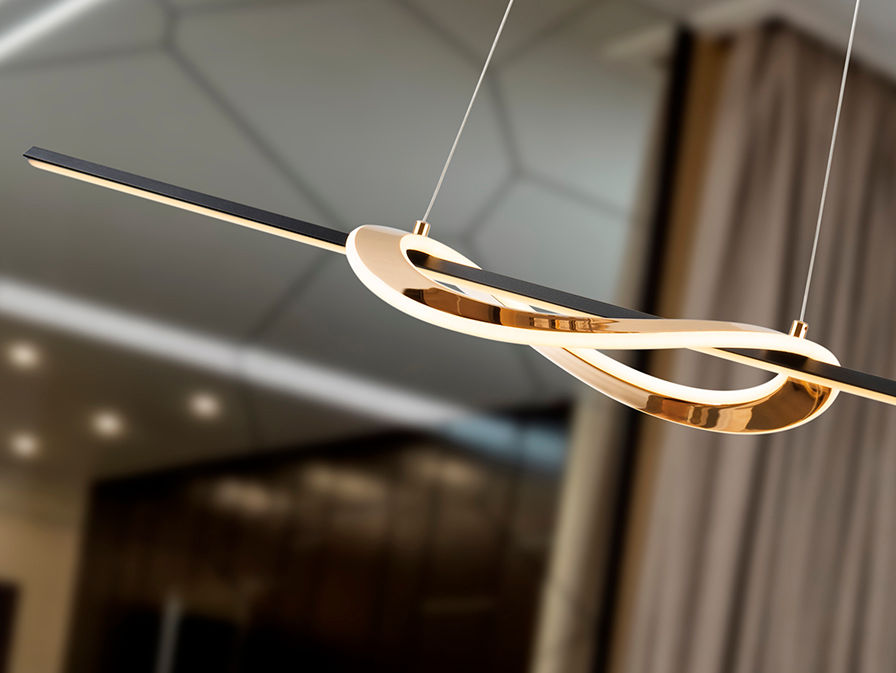 Enora 228091 ENORA- LAMP,- BLACK / GOLD