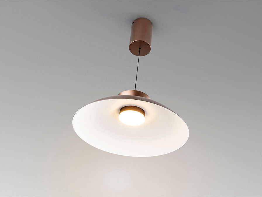 Schuller Ion 1 Light Pendant Dark Bronze
