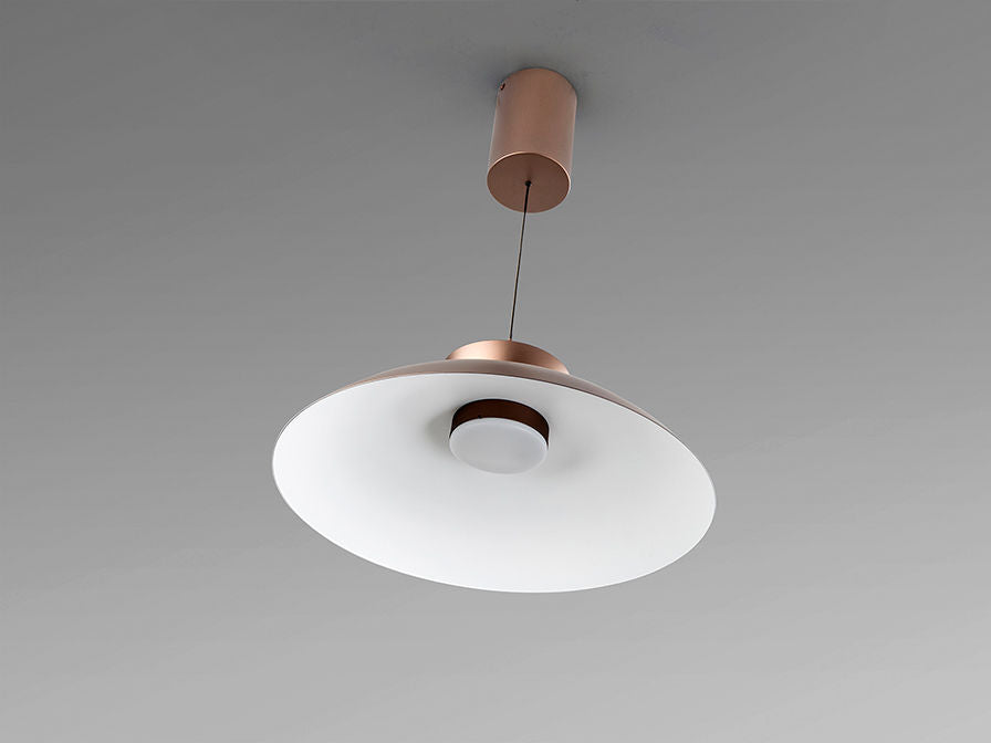 Schuller Ion 1 Light Pendant Dark Bronze
