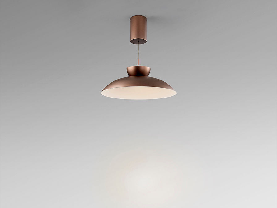 Schuller Ion 1 Light Pendant Dark Bronze