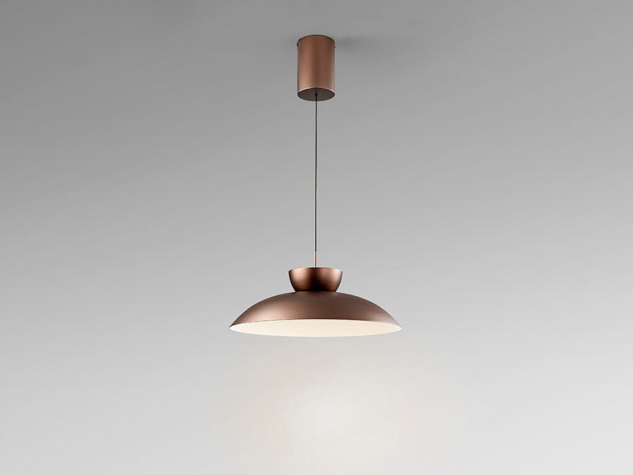 Schuller Ion 1 Light Pendant Dark Bronze