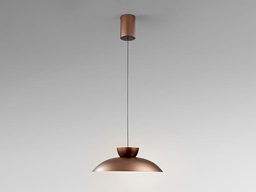 Schuller Ion 1 Light Pendant Dark Bronze