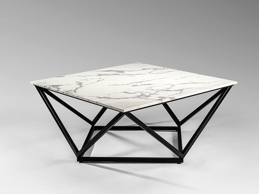 ·LUMA· COFFEE TABLE BLACK/MARBLE