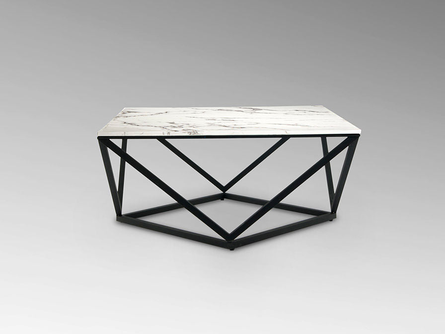 ·LUMA· COFFEE TABLE BLACK/MARBLE
