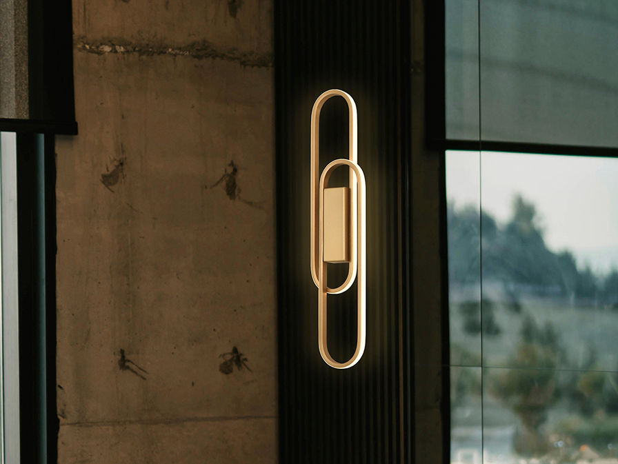 ODELE - GOLDEN WALL LAMP 2L