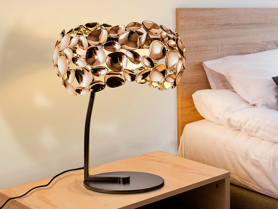 ·NARISA· TABLE LAMP 3L. ROSE GOLD