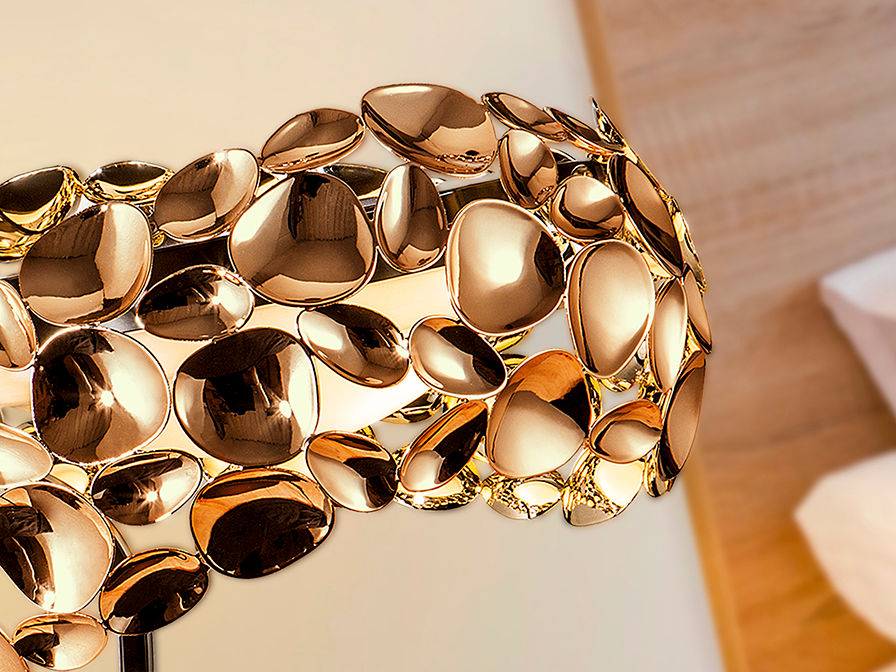 ·NARISA· TABLE LAMP 3L. ROSE GOLD