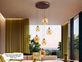 LLUNAS - LAMP 6L - COPPER/AMBER